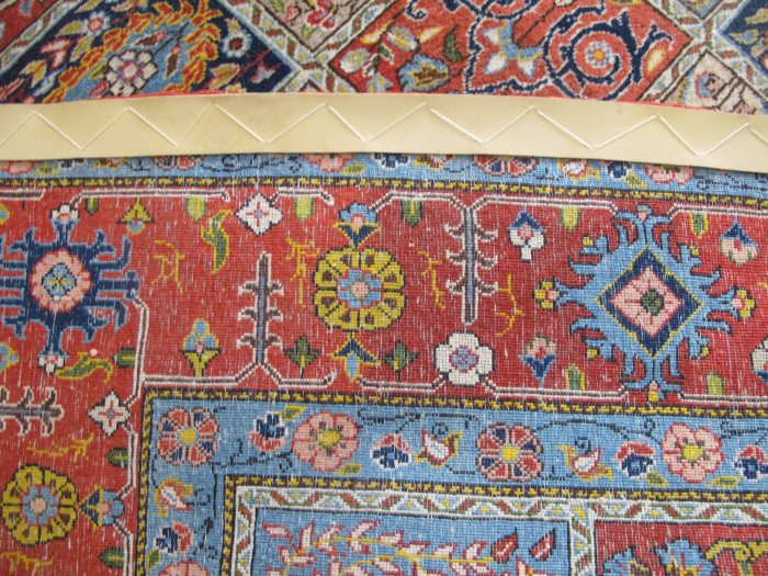Fine Qum Rug with Garden Design